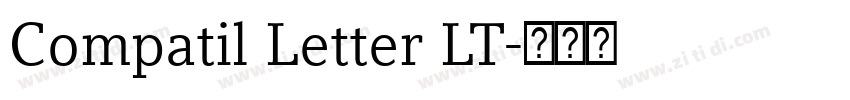 Compatil Letter LT字体转换